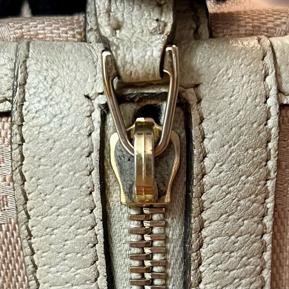 Gucci Pink Canvas Abbey Boston - Picture 10 of 15